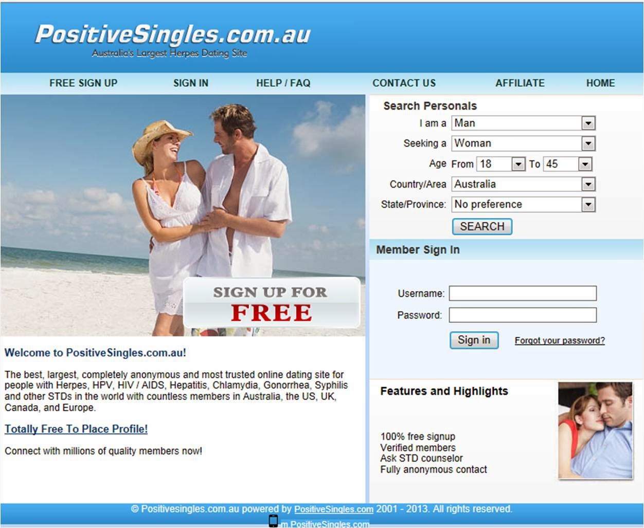 sites usa hiv dating Free